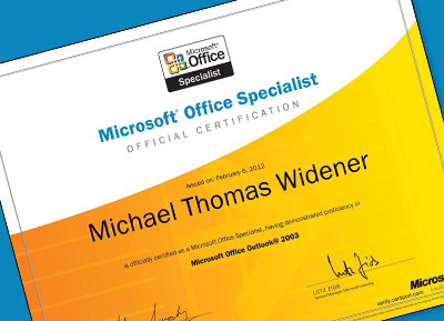 Microsoft Office certification thumbnail